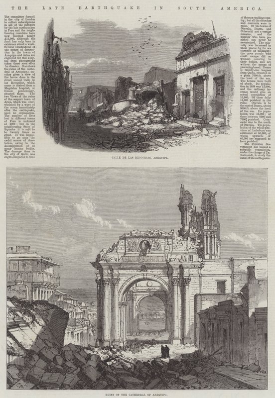 A késői földrengés Dél-Amerikában alkotó: Sir John Charles Robinson