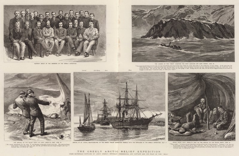 A Greely sarkvidéki segélyexpedíció alkotó: Charles William Wyllie