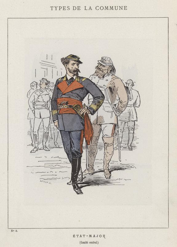 Személyzet, Központi Bizottság alkotó: Charles Albert d Arnoux Bertall