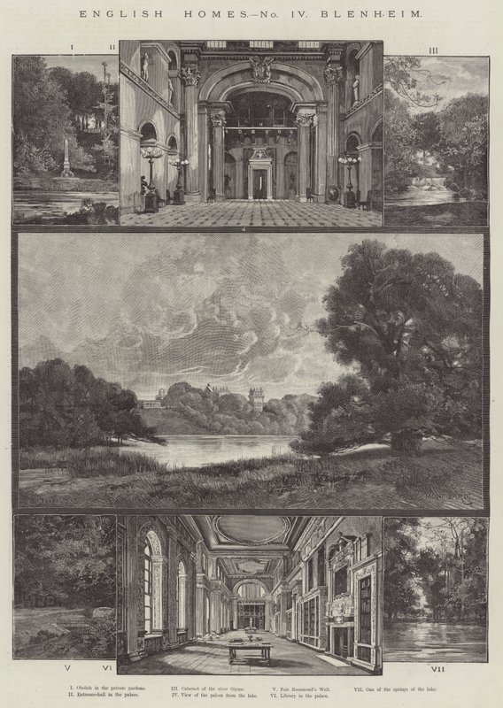 Angol Otthon, Blenheim alkotó: Charles Auguste Loye
