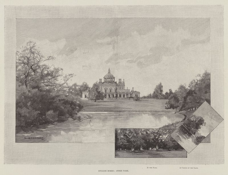 English Homes, Stoke Park alkotó: Charles Auguste Loye