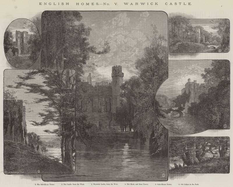 Angol otthonok, Warwick kastély alkotó: Charles Auguste Loye