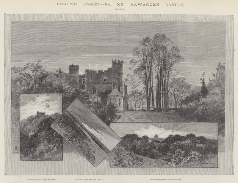Hawarden kastély alkotó: Charles Auguste Loye