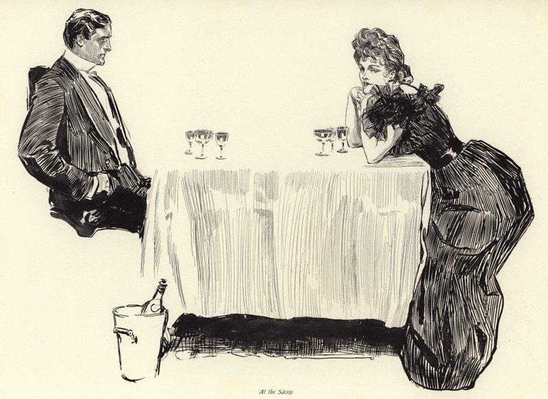 A Savoyában alkotó: Charles Dana Gibson