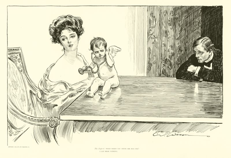 nem hallok semmit alkotó: Charles Dana Gibson