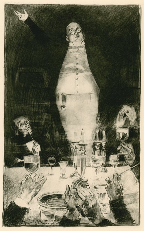 Pickwick úr elmondja híres beszédét alkotó: Charles Dana Gibson