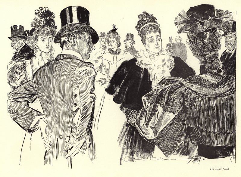 A Bond Streeten alkotó: Charles Dana Gibson