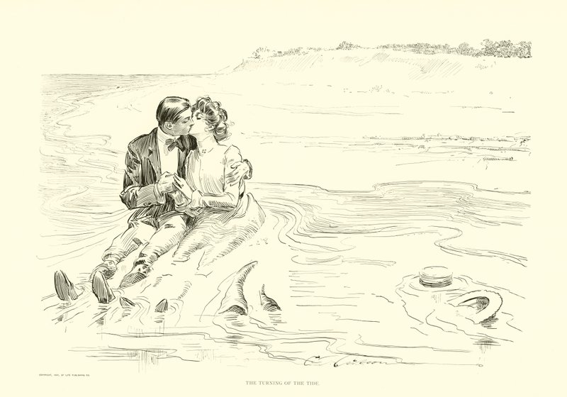 A dagály fordulata alkotó: Charles Dana Gibson