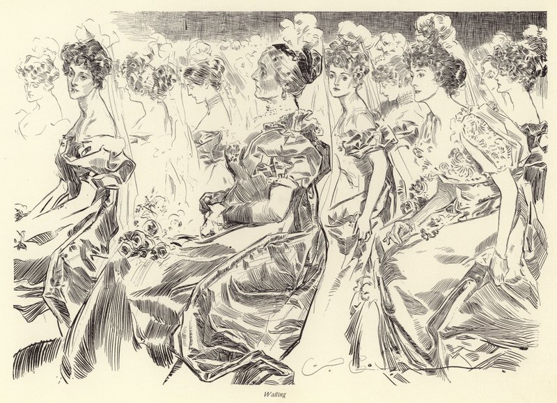 Szalonra várok alkotó: Charles Dana Gibson