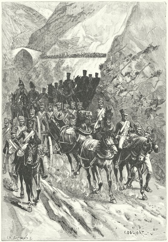 Massena visszavonulása Ciudad Rodrigóba alkotó: Charles Edouard Delort