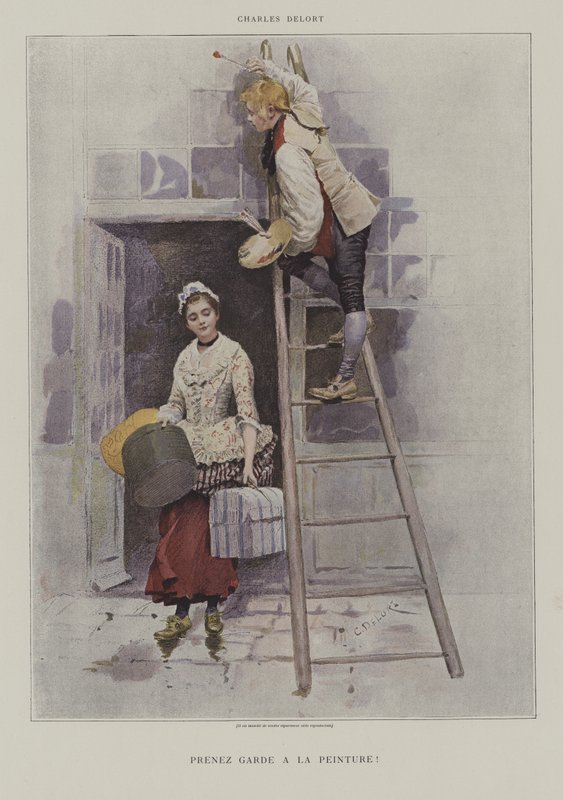Óvakodj a Painttől! alkotó: Charles Edouard Delort
