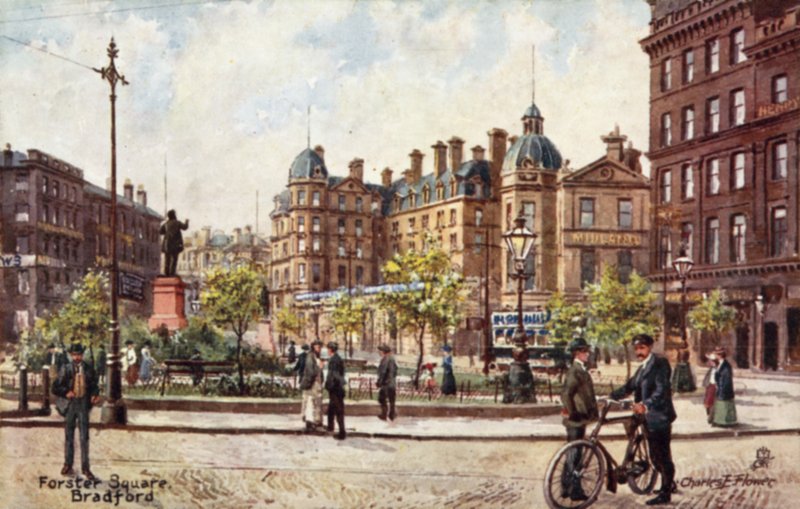 Forster Square, Bradford alkotó: Charles Edwin Flower