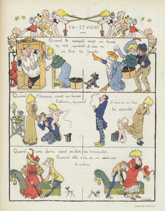 Illusztráció Le Rire alkotó: Charles Emile Egli