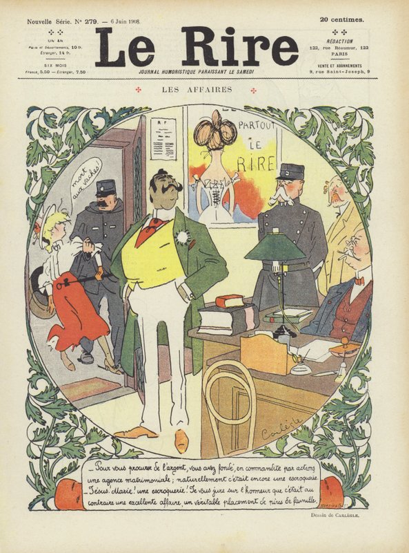 Illusztráció Le Rire alkotó: Charles Emile Egli