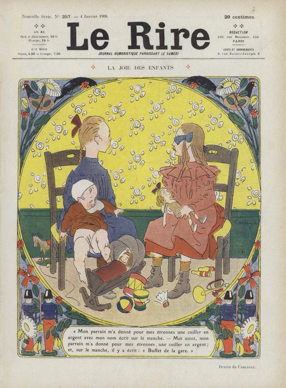 Illusztráció Le Rire alkotó: Charles Emile Egli