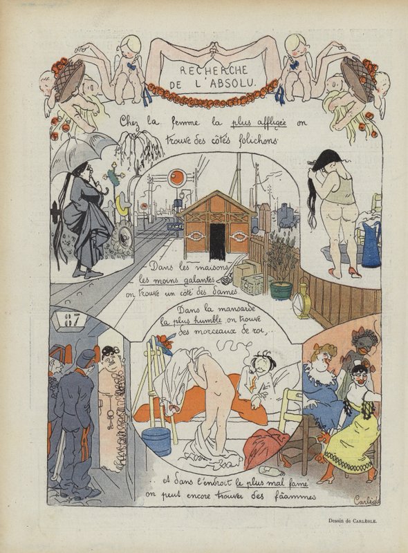 Illusztráció Le Rire alkotó: Charles Emile Egli