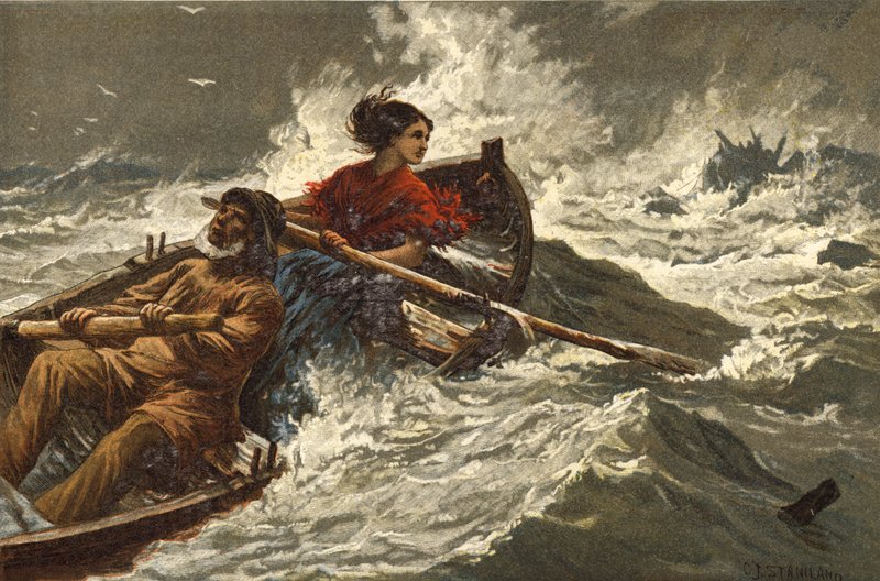 Grace Darling (chromolitho) alkotó: Charles J. Staniland