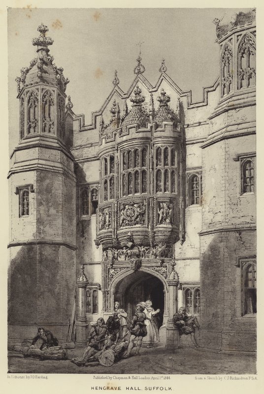 Hengrave Hall, Suffolk alkotó: Charles James Richardson