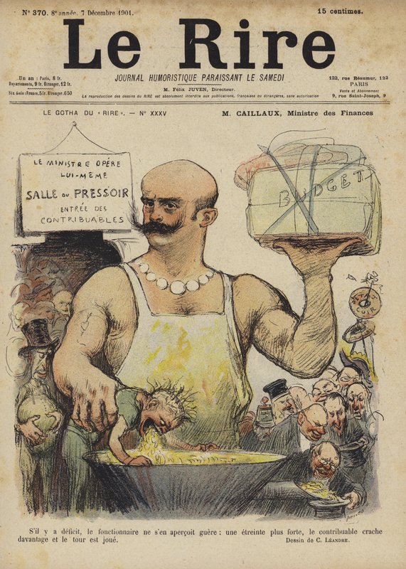 Illusztráció Le Rire alkotó: Charles Leandre