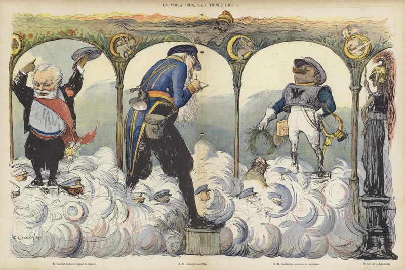 Illusztráció Le Rire alkotó: Charles Leandre