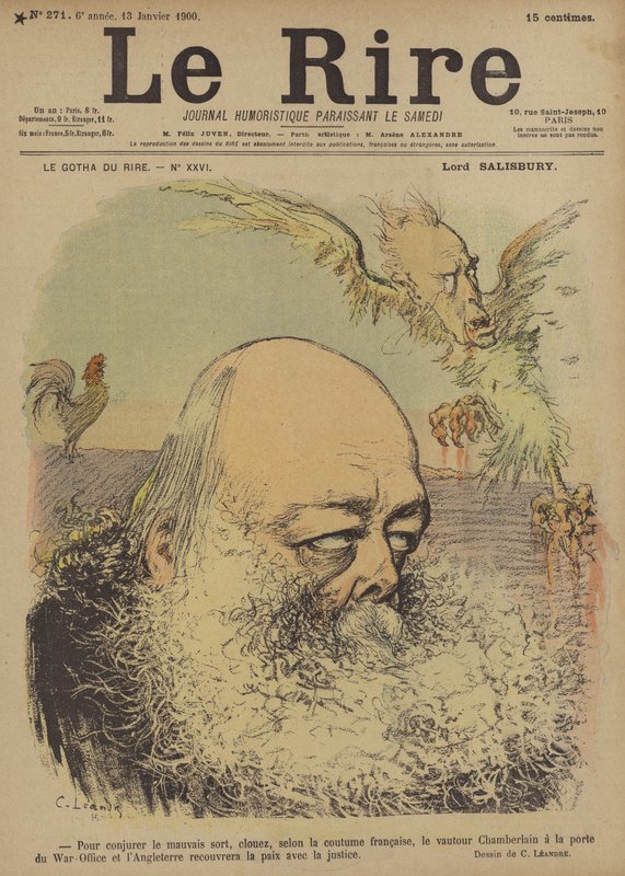 Illusztráció Le Rire alkotó: Charles Leandre