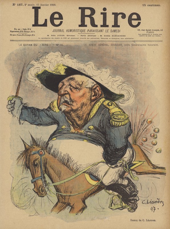 Illusztráció Le Rire alkotó: Charles Leandre