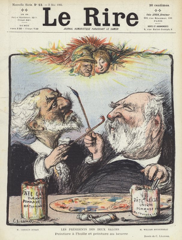 Illusztráció Le Rire alkotó: Charles Leandre