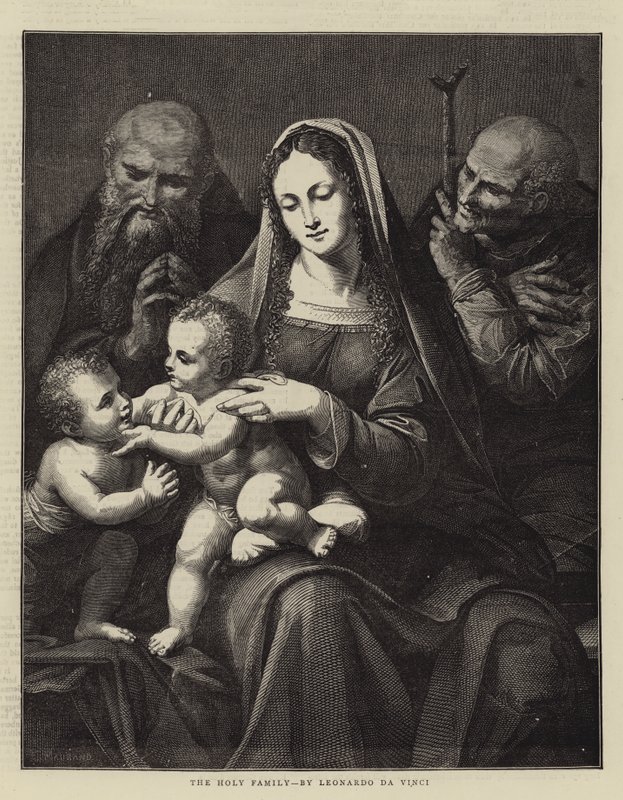 A Szent család, Leonardo da Vinci alkotó: Charles Maurand