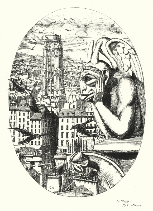 Le Stryge (tagok) alkotó: Charles Meryon