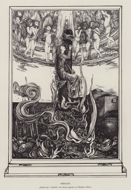 Shelley (litho) alkotó: Charles Ricketts