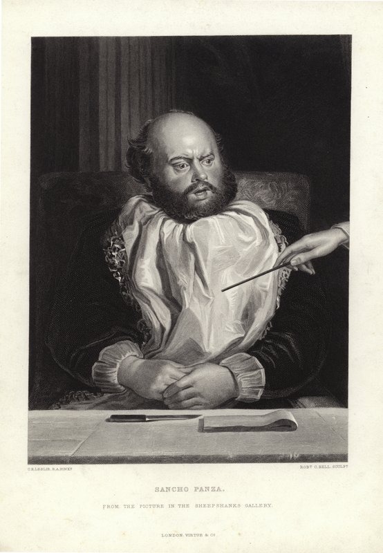 Sancho Panza alkotó: Charles Robert Leslie
