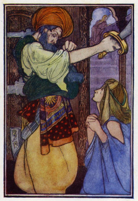 Kékszakáll (színes litó) alkotó: Charles Robinson