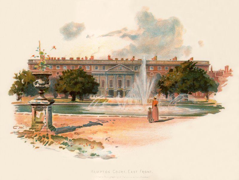 Hampton court, keleti front alkotó: Charles Wilkinson