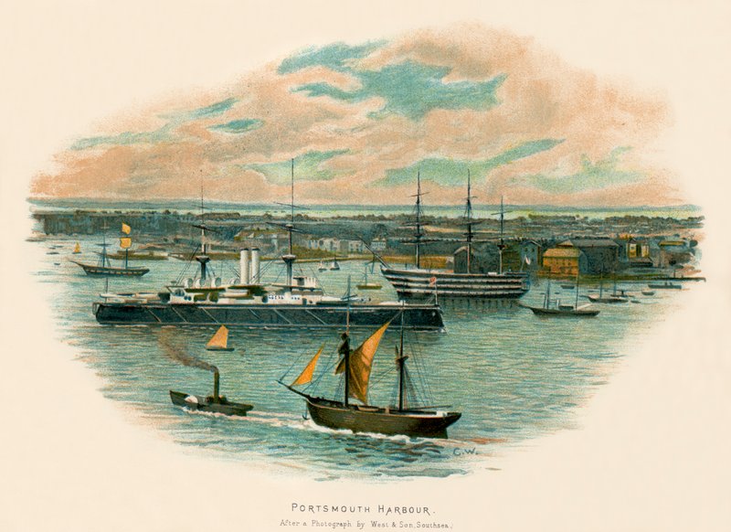 Portsmouth kikötője alkotó: Charles Wilkinson