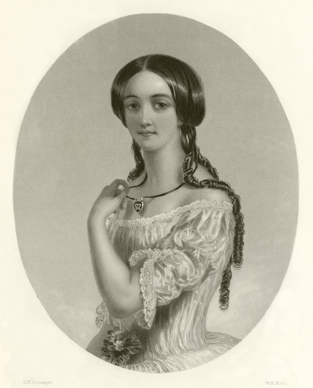 A jobb hölgy Greenock alkotó: Chevalier Louis William Desanges