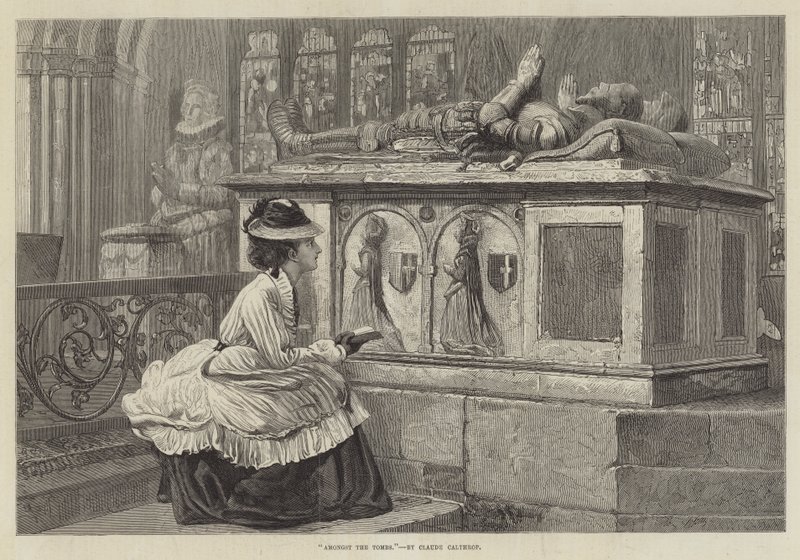 A sírok között alkotó: Claude Andrew Calthrop
