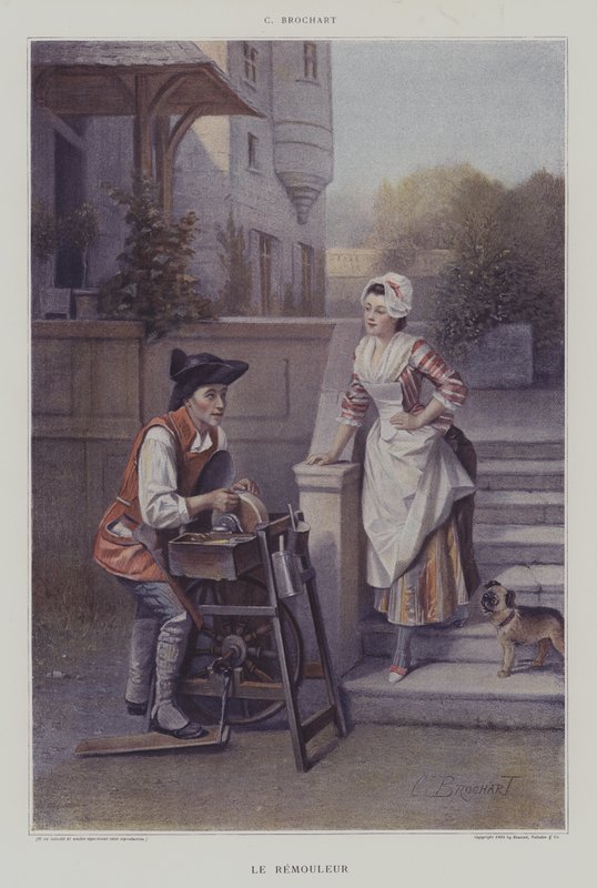 Le Remouleur (A késes daráló) alkotó: Constant Joseph Brochart