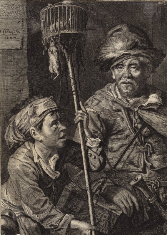 Patkányfogók alkotó: Cornelis Visscher