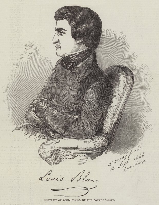 Louis Blanc portréja alkotó: Count Alfred D