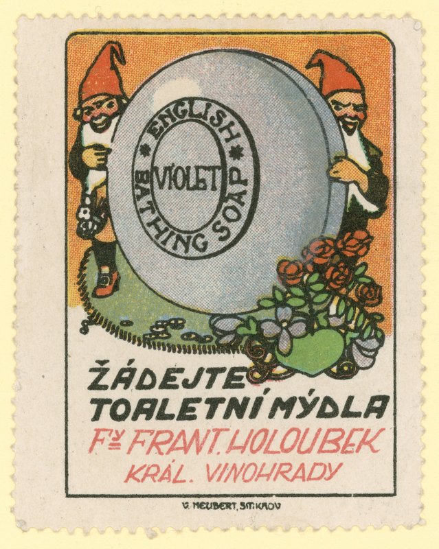 Frantisek Holoubek Violet angol fürdőszappan alkotó: Czech School