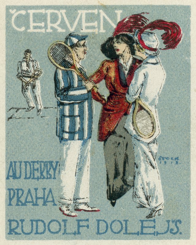 Június. Au Derby Rudolf Dole divat, Prága alkotó: Czech School