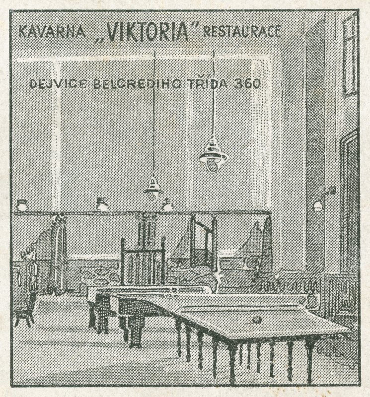 Viktoria kávézó és étterem alkotó: Czech School