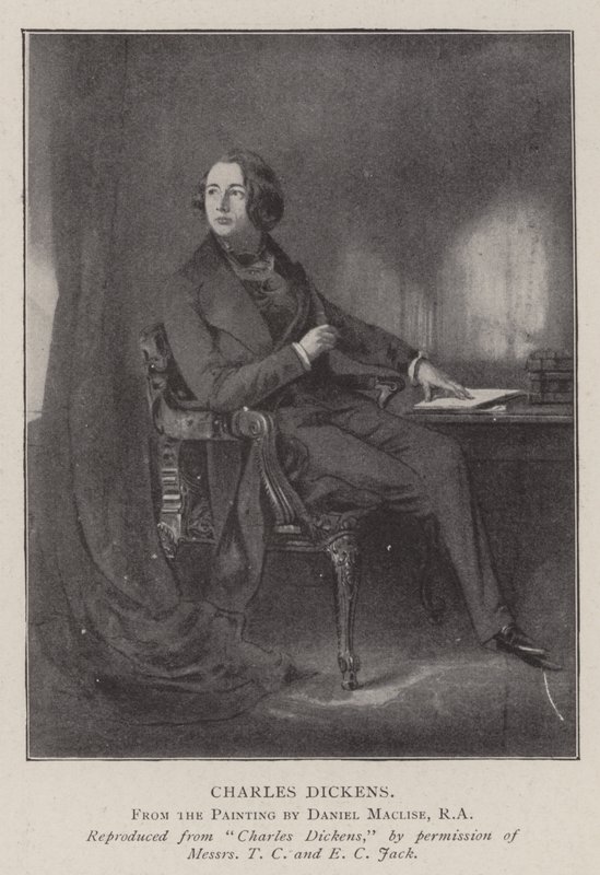 Charles Dickens alkotó: Daniel Maclise