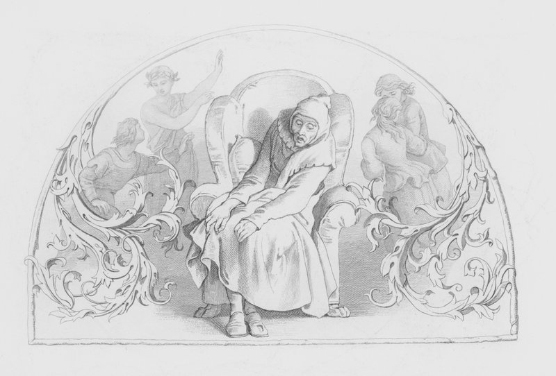 Shakespeare, Minden utolsó jelenete (metszet) alkotó: Daniel (after) Maclise