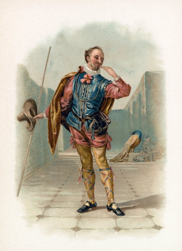 Malvolio a tizenkettedik éjszakából alkotó: Daniel Maclise