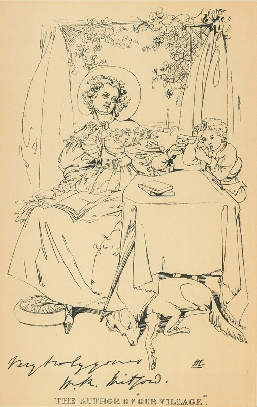 Mary Russell Mitford alkotó: Daniel Maclise