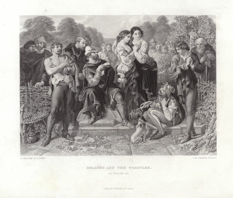 Orlando és a pankrátor alkotó: Daniel Maclise