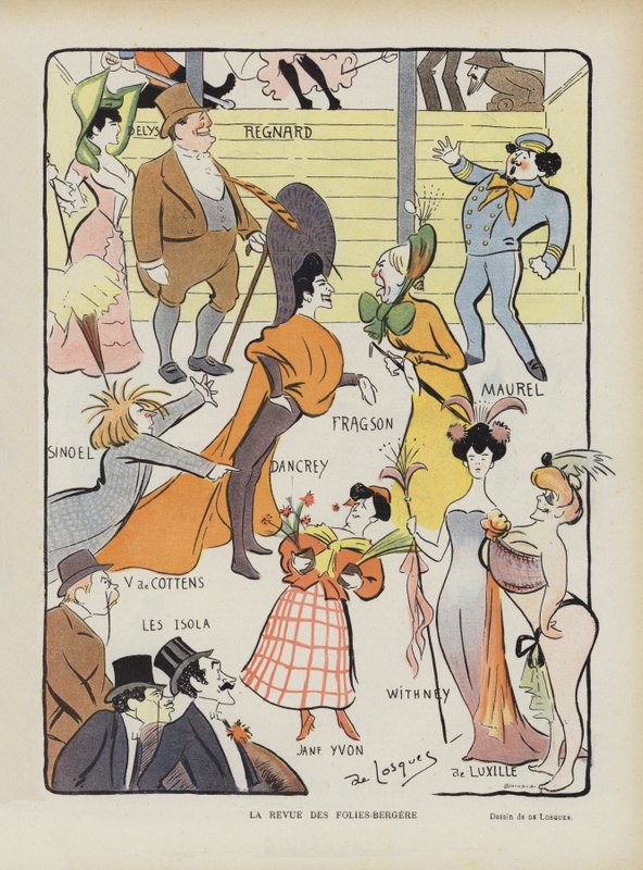 Illusztráció Le Rire alkotó: Daniel de Losques