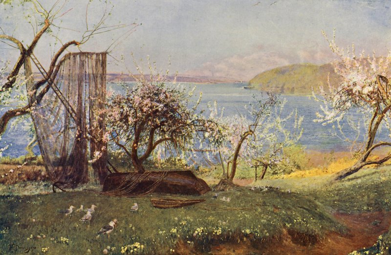 Dittisham on the Dart (színes litográfia) alkotó: David (after) Murray