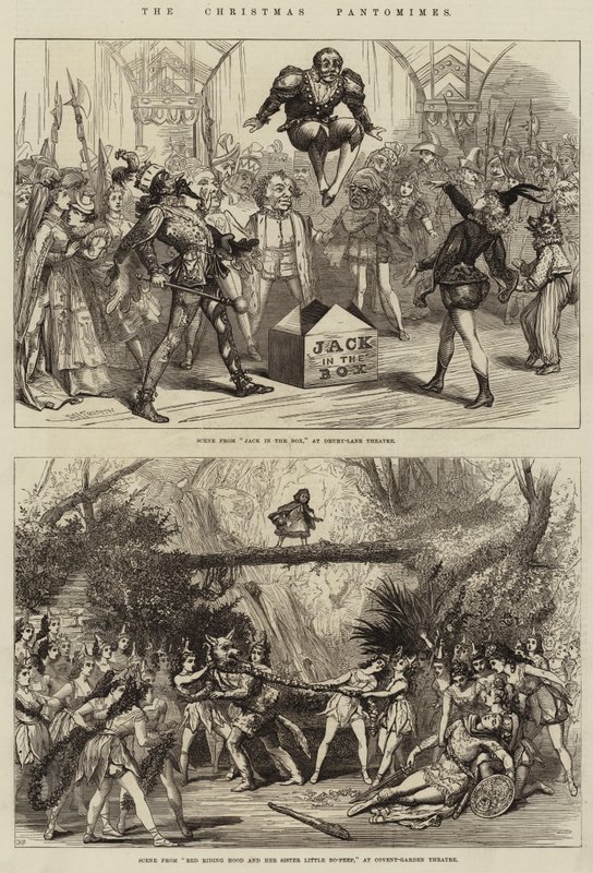 A karácsonyi pantomim alkotó: David Henry Friston